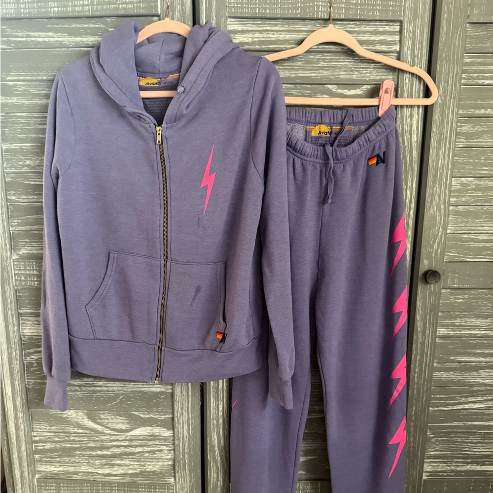 Aviator Nation 3 piece sweatsuit